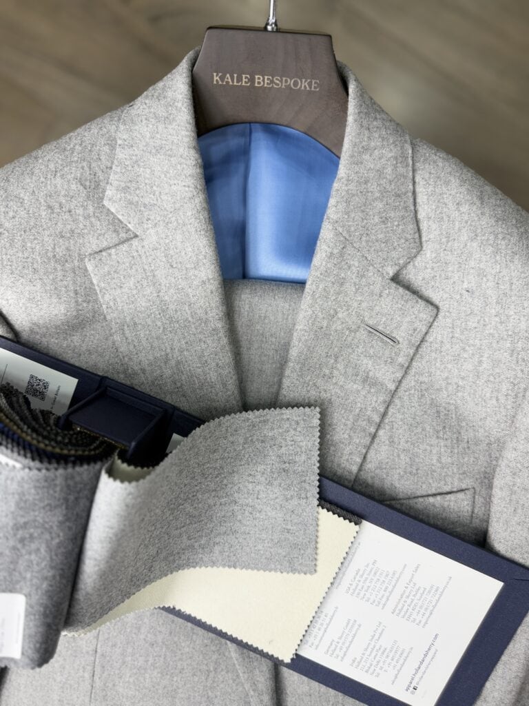 Light Grey Flannel Bespoke Suit