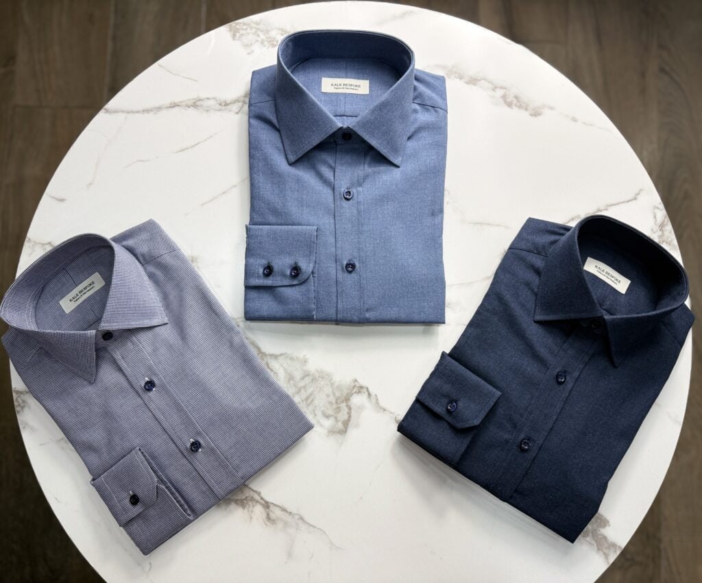 Mens Bespoke casual brushed cotton shirts