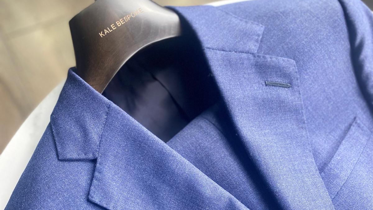 made to measure blue suit